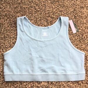Wild Fable Tiny Tank Light Blue Cropped Tank Top Woman’s Plus Size 2X | NWT